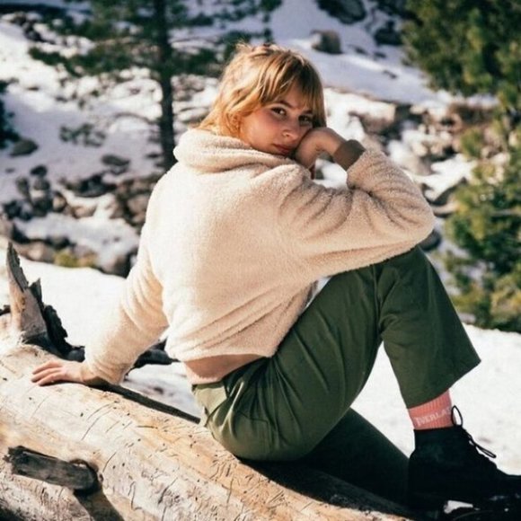 TRUE IMG Tan Teddy Bomber Jacket - Picture 9 of 11